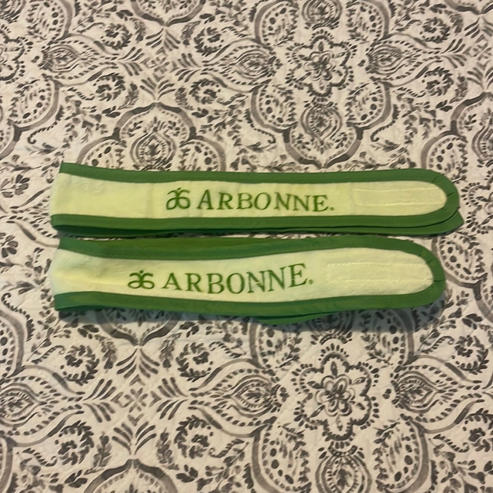 Two Arbonne Facial Headbands